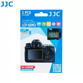 JJC 2x LCD Screen Protector + Top LCD Protector, skirtas Canon 6D Mark II