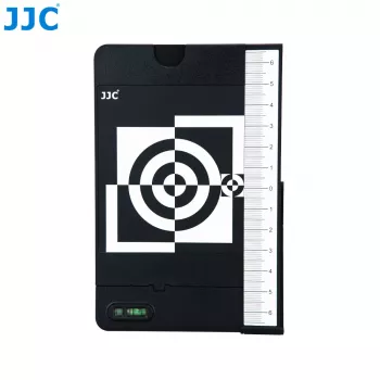 JJC 2-in-1 pilka kortelė + fokusavimo kalibravimo diagrama automatiniam fokusavimui reguliuoti