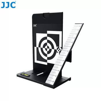 JJC 2-in-1 pilka kortelė + fokusavimo kalibravimo diagrama automatiniam fokusavimui reguliuoti