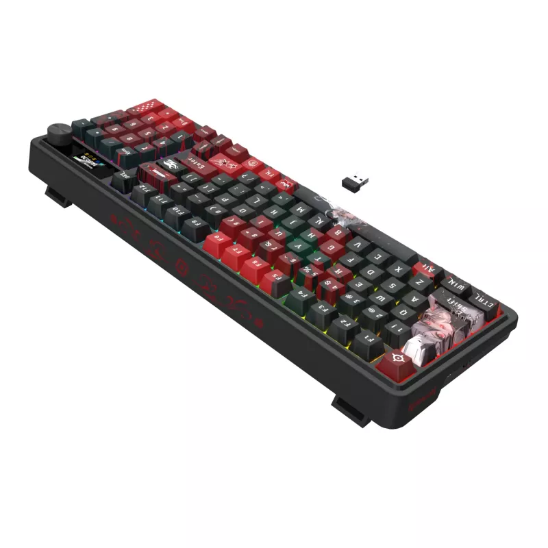 Redragon ARTEMIS PRO K719AK-RGB-PRO 75% Tri-Mode mechaninė žaidimų klaviatūra