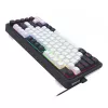 Redragon Ucal Magnetic K673WB-RGB-M 75% Tri-Mode Mechanical Gaming Keyboard, White/Black