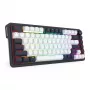 Redragon Ucal Magnetic K673WB-RGB-M 75% Tri-Mode Mechanical Gaming Keyboard, White/Black
