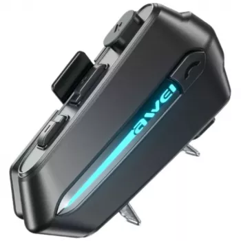 AWEI VS-1 V5.4 Bluetooth šalmo ausinės juodos