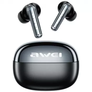 AWEI T92 ANC Pro True Wireless Earbuds su įkrovimo dėklu, juoda