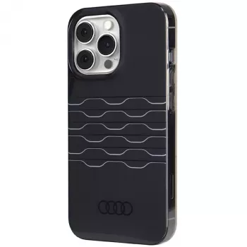 Audi IML MagSafe dėklas, skirtas iPhone 13 Pro / 13 6.1, juodas, kietas dėklas