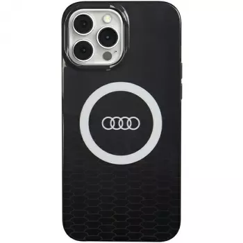 Audi IML Big Logo MagSafe dėklas, skirtas iPhone 13 Pro / 13 6,1 inch juodas, kietas dėklas