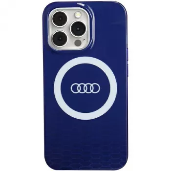 Audi IML Big Logo MagSafe dėklas, skirtas iPhone 13 Pro / 13 6.1, tamsiai mėlynas, kietas dėklas