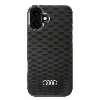 Audi IML Stitching Pattern MagSafe Hard Case, skirtas Apple iPhone 16 Plus 6,7 inch juodas
