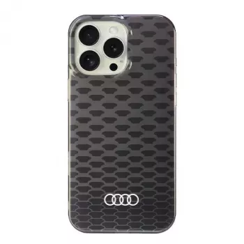 Audi IML Stitching Pattern MagSafe Hard Case, skirtas Apple iPhone 16 Pro Max 6,9 inch - juoda