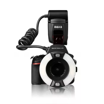 Meike MK-14EXT-N Macro Ring Flash, skirtas Nikon DSLR fotoaparatams