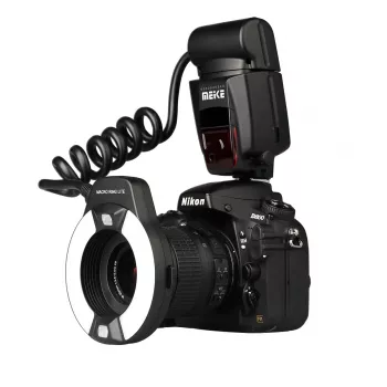 Meike MK-14EXT-N Macro Ring Flash, skirtas Nikon DSLR fotoaparatams