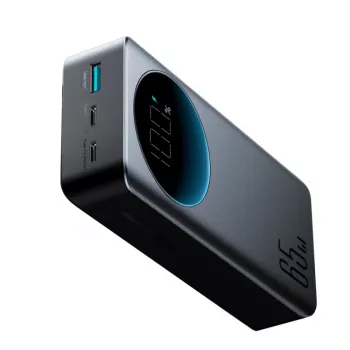 Joyroom JR-PBF05 Pro Power Bank 30000mAh 65W su skaitmeniniu ekranu 2x USB-C 1x USB-A - Juoda