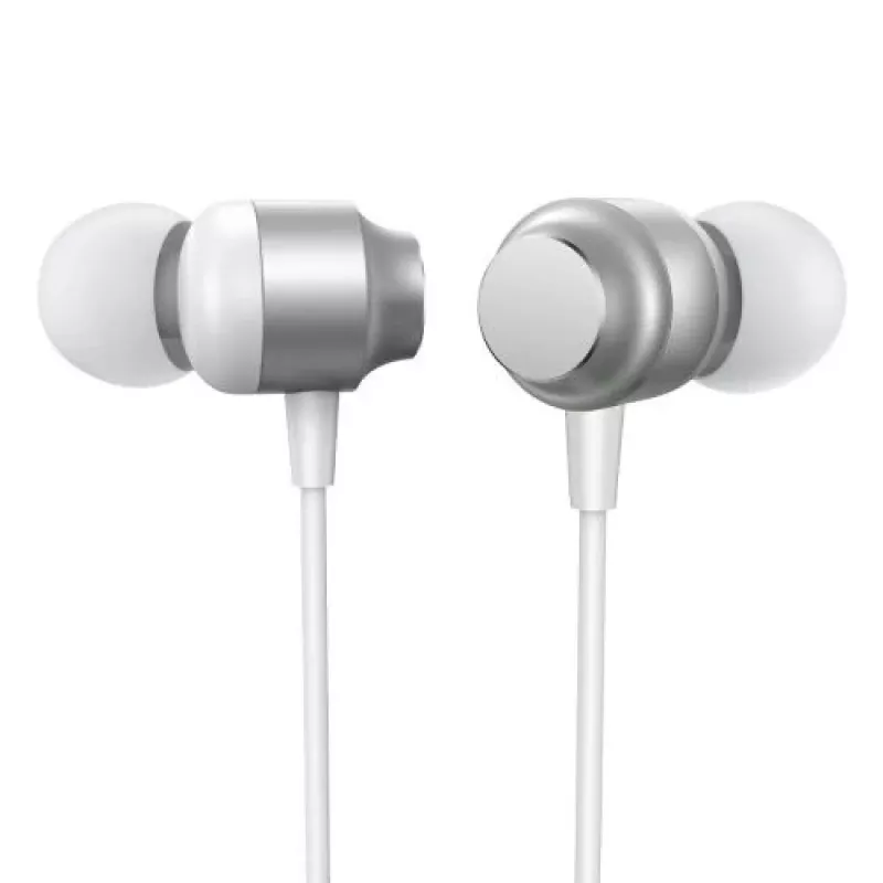 Joyroom JR-EC06 USB-C į ausį įdedamos ausinės - sidabrinės