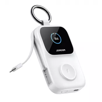 Joyroom JR-W19 5000 mAh belaidis laikrodžio įkroviklis Power Bank baltas