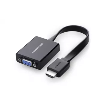 UGREEN HDMI į VGA adapteris MM103, 25cm, juodas
