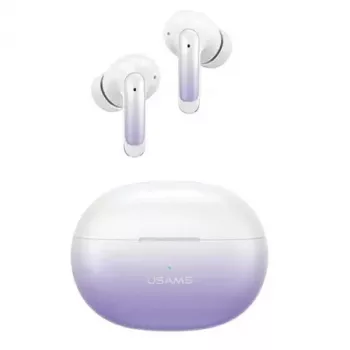 USAMS X-donseries TWS Bluetooth 5.3 ausinės su ENC, violetinė-mėlyna gradientinė (US-XD19)