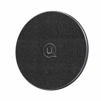 USAMS US-CD223 15W Qi belaidis įkrovimo padėklas juodas