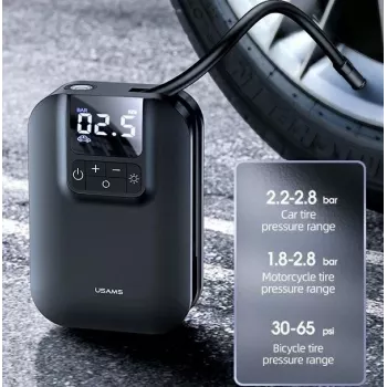 USAMS Mini Pump US-ZB215 Air Car Pump 5000mAh CQBZB21501