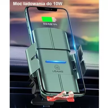 USAMS US-CD133 belaidžio įkrovimo power bank 10W 10000mAh juoda