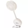 USAMS LiFE LU02 nešiojamasis rankinis ventiliatorius baltas