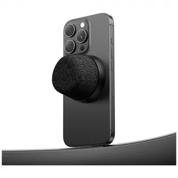 USAMS YX016 Magnetinis Bluetooth garsiakalbis juodas