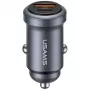 USAMS Automobilinis įkroviklis 30W USB-A USB-C CC322