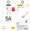 Dudao L2L USB-A į Lightning laidas 1m baltas