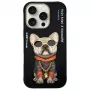 Nimmy Dėklas, skirtas iPhone 16 Pro Max 6,9 inch Juodas, Glasses Cool Dog