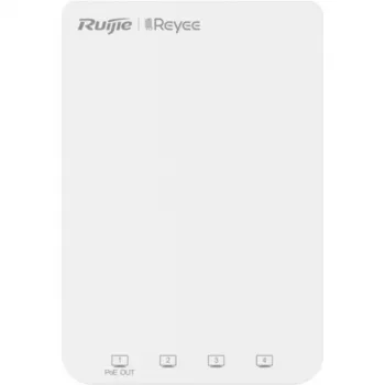 Ruijie Reyee RG-RAP1200(P) Dviejų juostų „Wi-Fi 5“ prieigos taškas, 5x Gigabit Ethernet, PoE įėjimas/išėjimas, AC1200, vidaus montavimui, ant sienos/lubų, valdomas debesyje