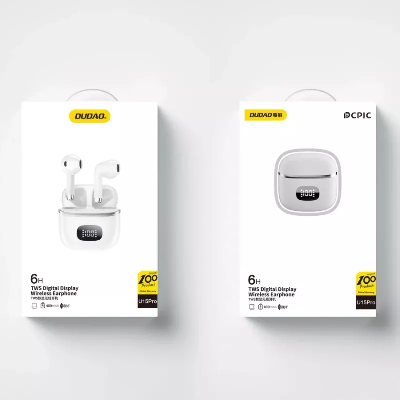 DUDAO U15Pro Upgrade True Wireless Earphones White