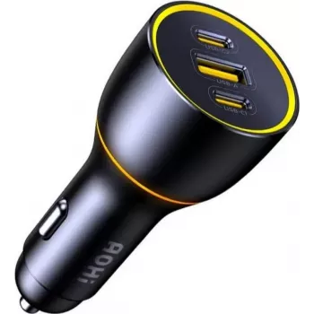 AOHi Superauto PD 170W 2x USB-C, 1x USB-A GaN Įkroviklis