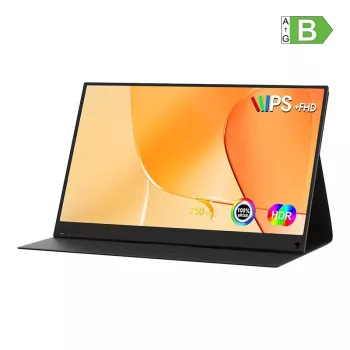 ZEUSLAP P15AT 15.6 inch nešiojamas monitorius su 10 taškų jutikliniu ekranu Full HD IPS USB-C Mini HDMI