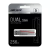 HIKSEMI CLE USB 256 GB E307C U3 Dual USB 3.2 & USB Type-C Flash Drive pilka
