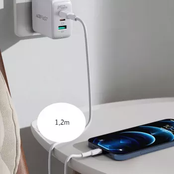 ACEFAST MFI USB-C į Lightning laidas 1,2 m, 30 W, 3 A, juodas (C2-01)