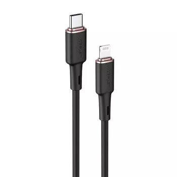 ACEFAST MFI USB-C į Lightning laidas 1,2 m, 30 W, 3 A, juodas (C2-01)