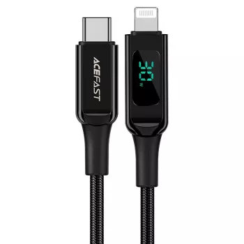 ACEFAST MFI USB-C į Lightning laidas 1,2m 30W 3A Juodas (C6-01 Black)