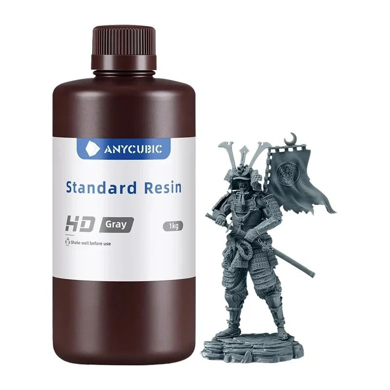 ANYCUBIC Standard 1kg Resin HD Grey