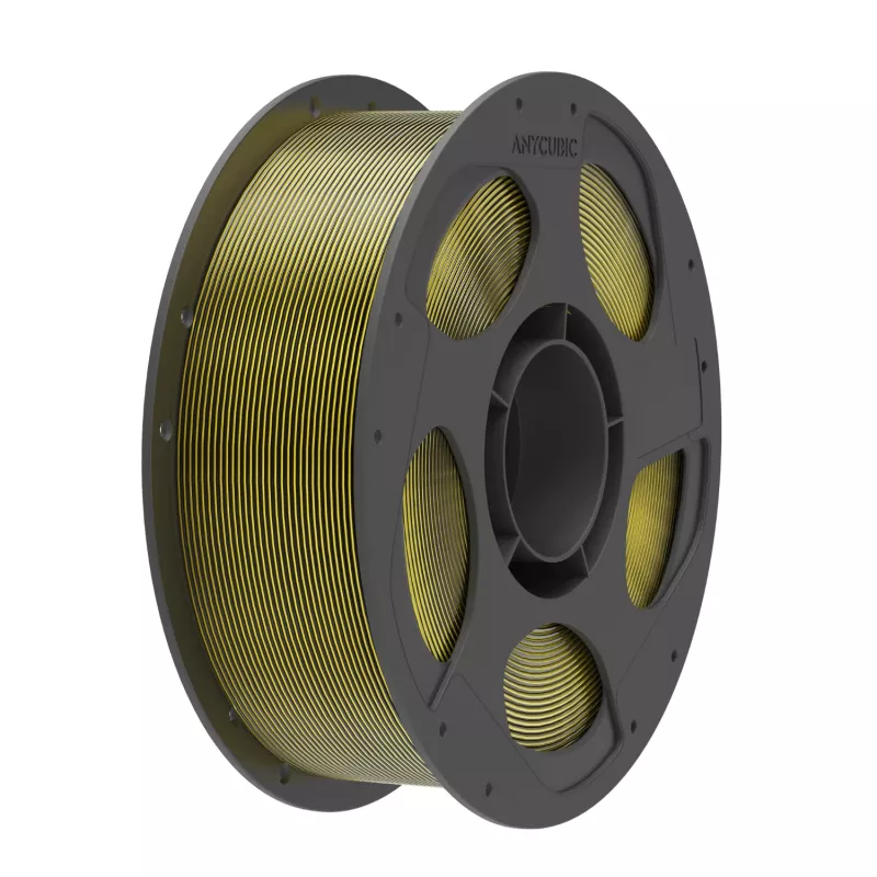 Anycubic PLA Silk Dual PLA Filament 1.75mm Black and Gold AHSC07-103