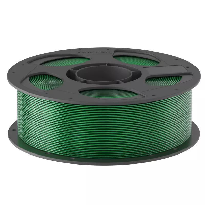 Anycubic PLA Silk Dual Color Filament 1.75mm Black & Green 1kg
