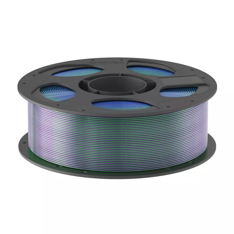 Anycubic PLA Silk Tri-Color Filament 1.75mm Blue, Green, Purple AHSC14-103