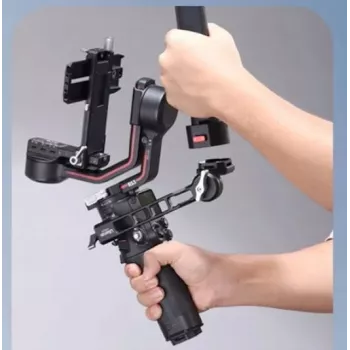 ULANZI NATO Rail Clamp Mount, skirtas DJI Ronin RS 2/RS 3/RS 3 Pro/RS 3 Mini - juoda