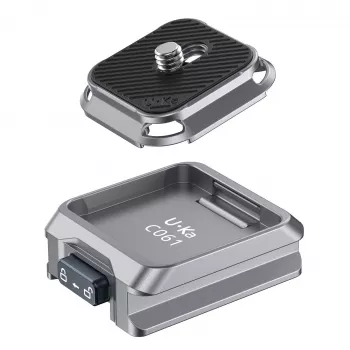 ULANZI C061 Quick Release Plate Adapter, skirtas DJI RS 2/3/4 serijos gimbalams – suderinamas su Arca-Swiss