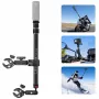 ULANZI VL03 Magic Arm Super Clamp su šarnyrine rankena dviračiui, strypui, stalui, 1/4 inch laikiklis, juoda