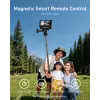 TELESIN Selfie Stick Tripod su Bluetooth nuotolinio valdymo pulteliu 80 m, skirtas GoPro Hero 13 12 11 10 9 Max Max2