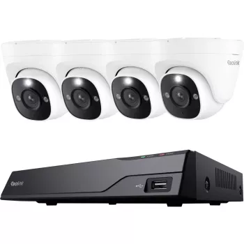 Reolink NVS8-12MD4 8 kanalų 12MP PoE NVR apsaugos kamerų sistema su 4 kameromis