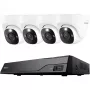 Reolink NVS8-12MD4 8 kanalų 12MP PoE NVR apsaugos kamerų sistema su 4 kameromis