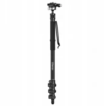 ULANZI TT35 Profesionalus anglies pluošto monopodo stovas 130 cm su skysčio galvute DSLR fotoaparatams