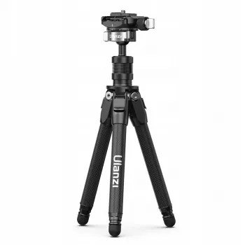 ULANZI TT35 Anglies Pluošto Mini Trikojis 28cm su Rutuline Galvute, 1/4 colio Sraigtu, Arca-Swiss Plokštele, DSLR/Veidrodiniams/Veiksmo Kameroms/Išmaniesiems Telefonams, Juodas