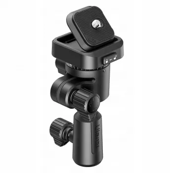 ULANZI F38 Quick Release Mount Adapter su 16mm kaiščiu ir 12mm kaiščio imtuvu, 1/4 inch-20 varžtu, juodas