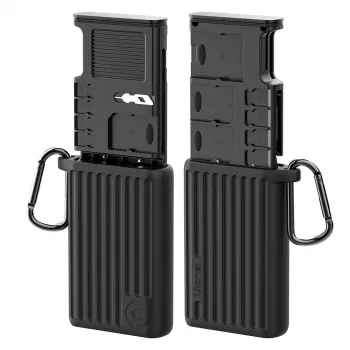Ulanzi MCR-02 USB-C 3.1 Gen 1 SD/MicroSD kortelių skaitytuvas - kosminė pilka